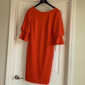 Red Calvin Klein dress